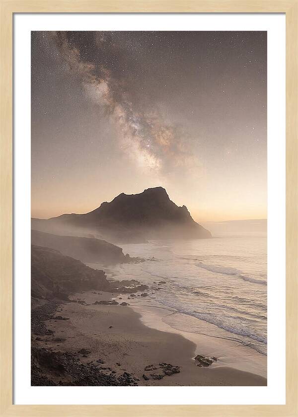 Milky Way Over Volcanic Peak