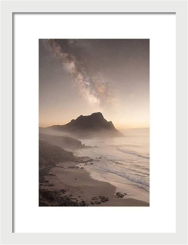 Milky Way Over Volcanic Peak