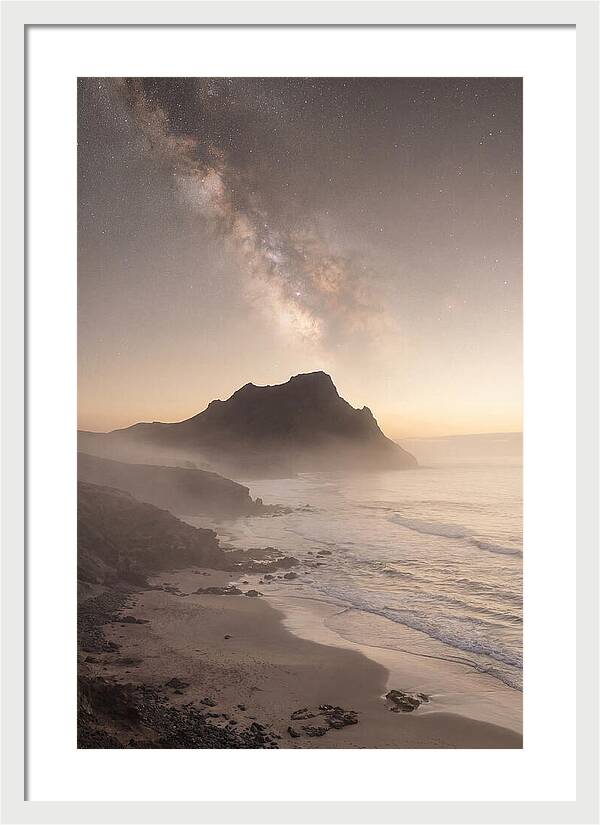 Milky Way Over Volcanic Peak
