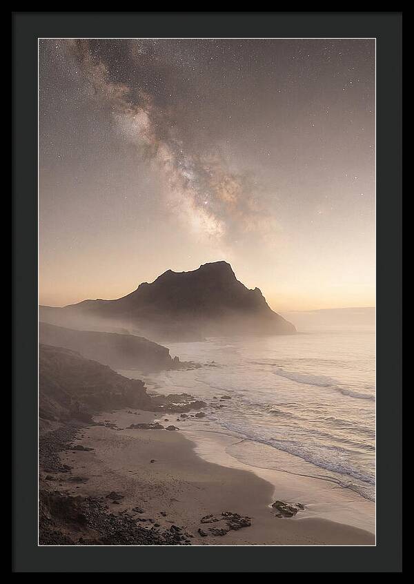 Milky Way Over Volcanic Peak