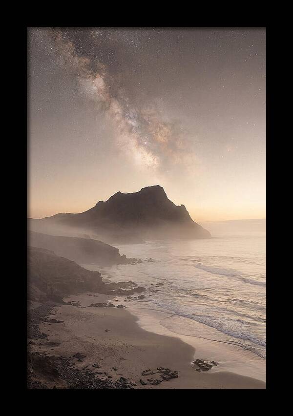 Milky Way Over Volcanic Peak