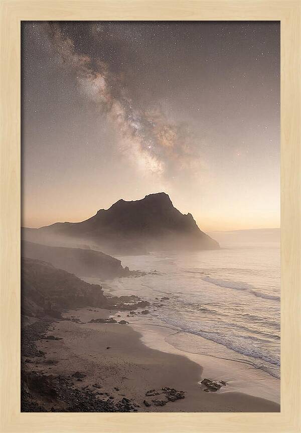 Milky Way Over Volcanic Peak
