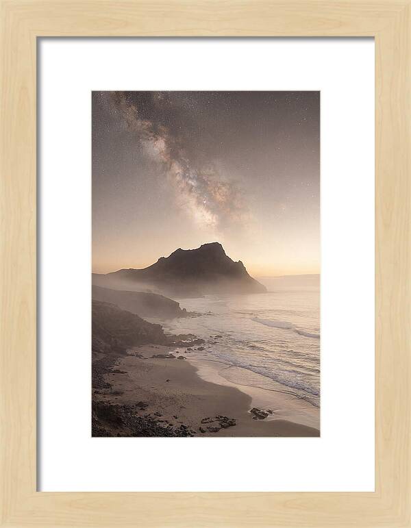 Milky Way Over Volcanic Peak