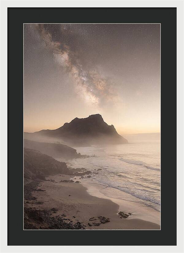 Milky Way Over Volcanic Peak