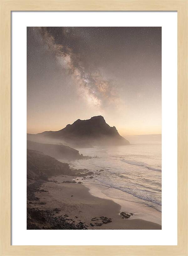 Milky Way Over Volcanic Peak