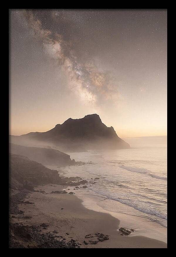 Milky Way Over Volcanic Peak