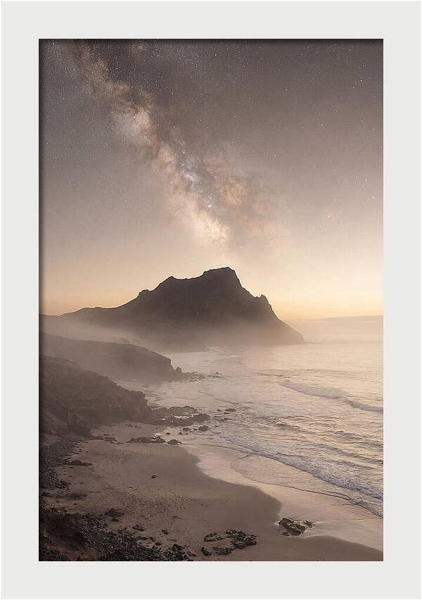 Milky Way Over Volcanic Peak