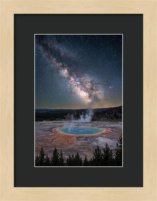 Milky Way Over Yellowstone