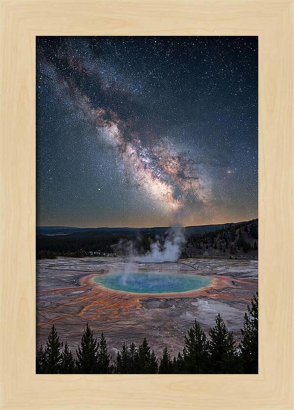 Milky Way Over Yellowstone