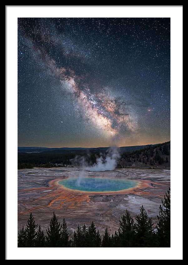 Milky Way Over Yellowstone