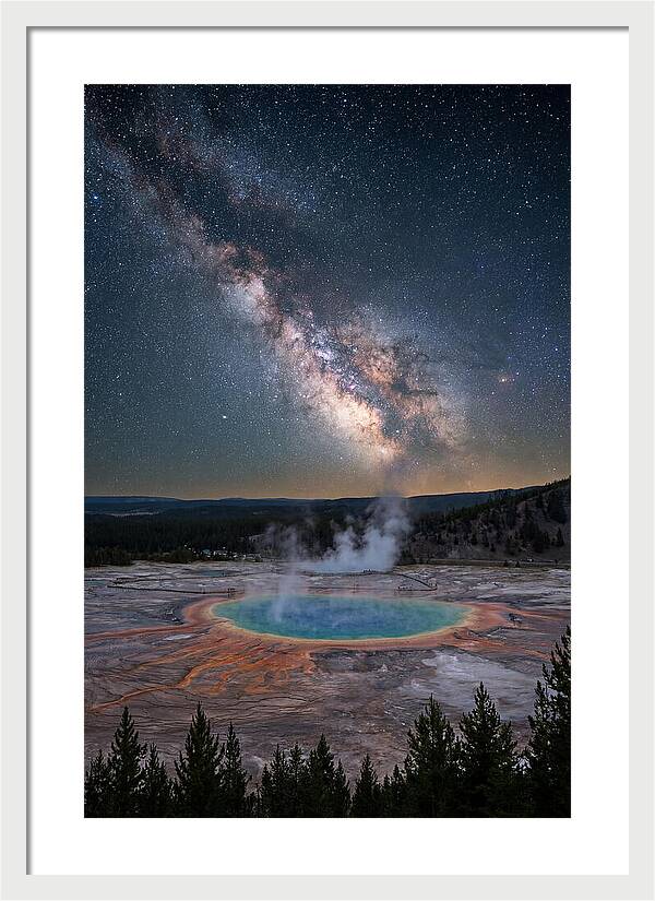 Milky Way Over Yellowstone