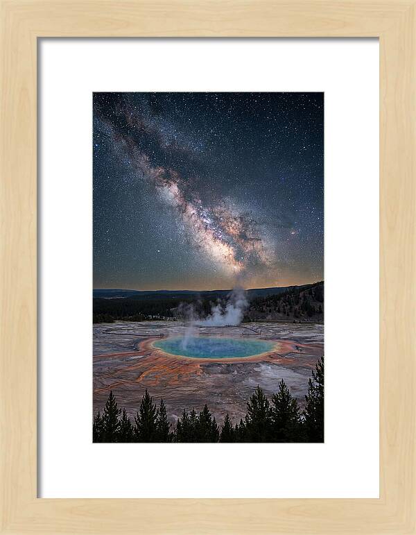 Milky Way Over Yellowstone