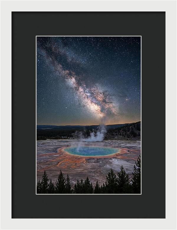 Milky Way Over Yellowstone