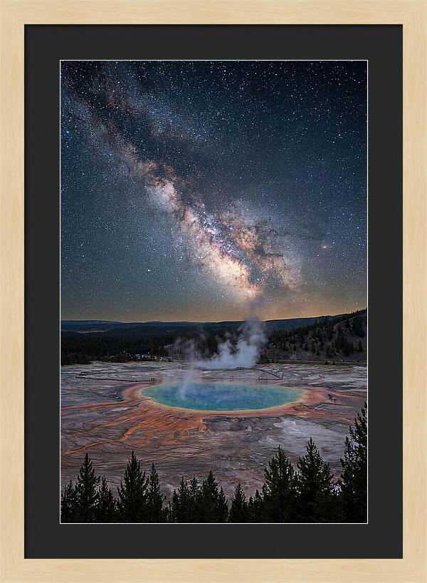 Milky Way Over Yellowstone
