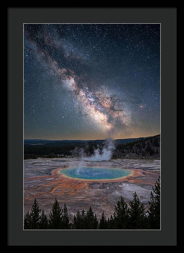 Milky Way Over Yellowstone