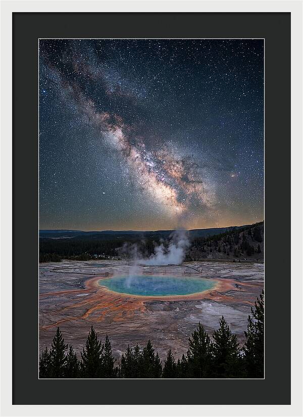 Milky Way Over Yellowstone