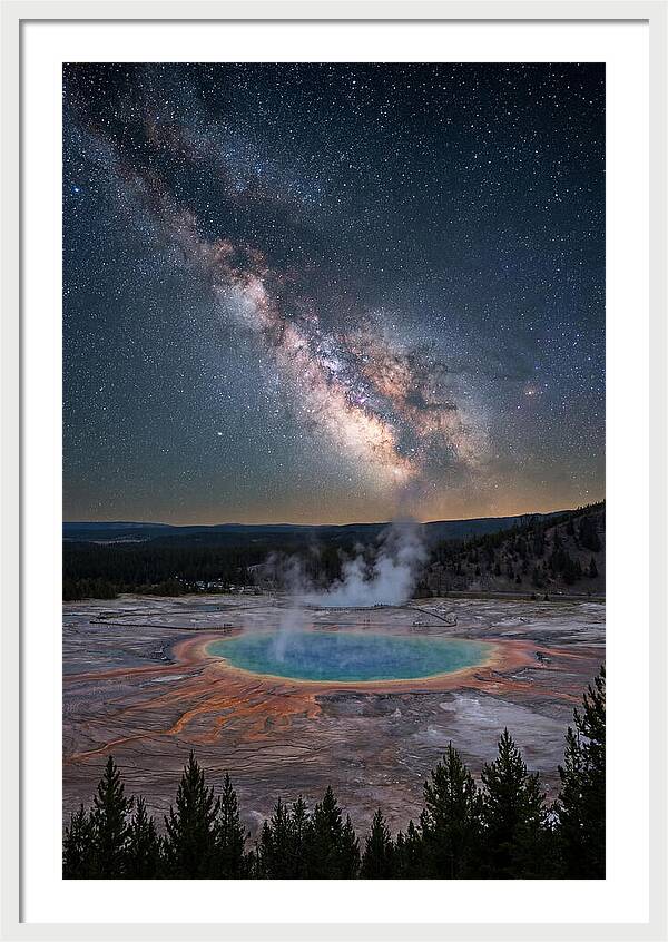 Milky Way Over Yellowstone
