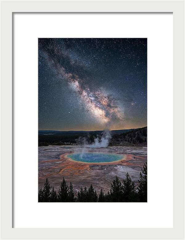 Milky Way Over Yellowstone