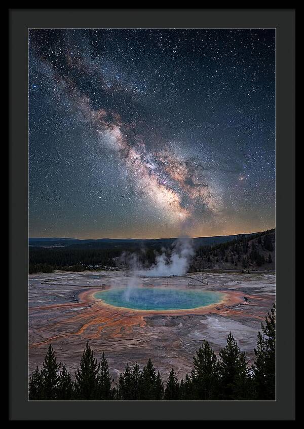 Milky Way Over Yellowstone
