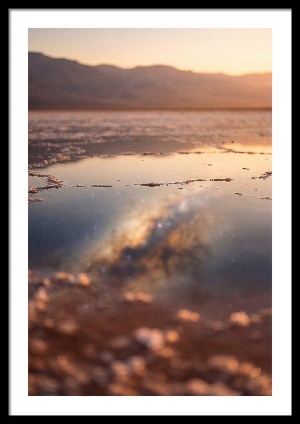 Milky Way Reflected In Desert Salt Flat