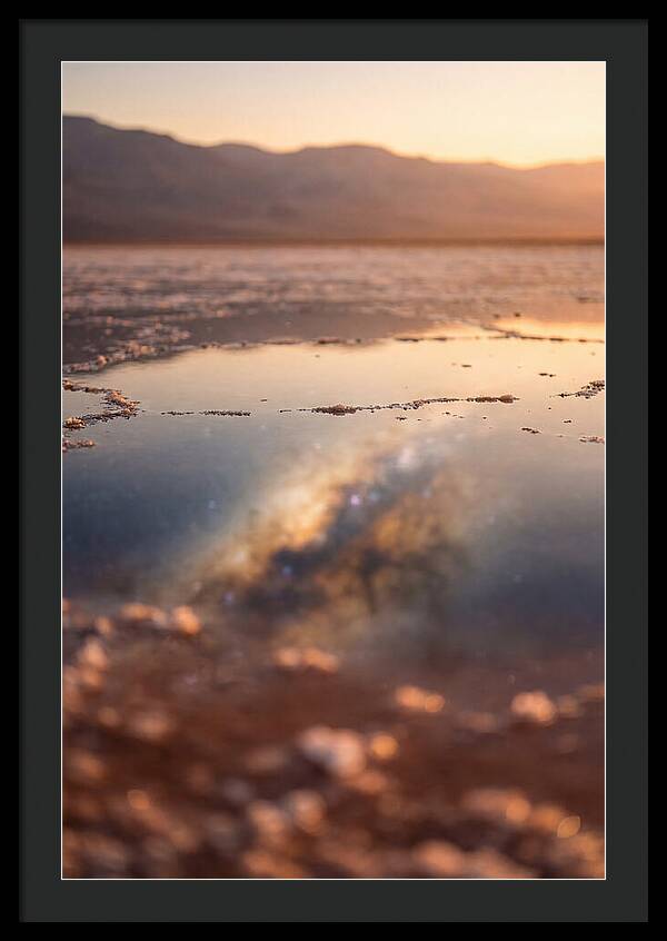 Milky Way Reflected In Desert Salt Flat