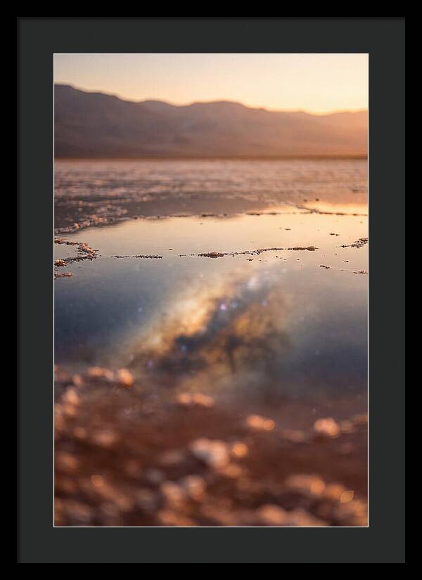 Milky Way Reflected In Desert Salt Flat