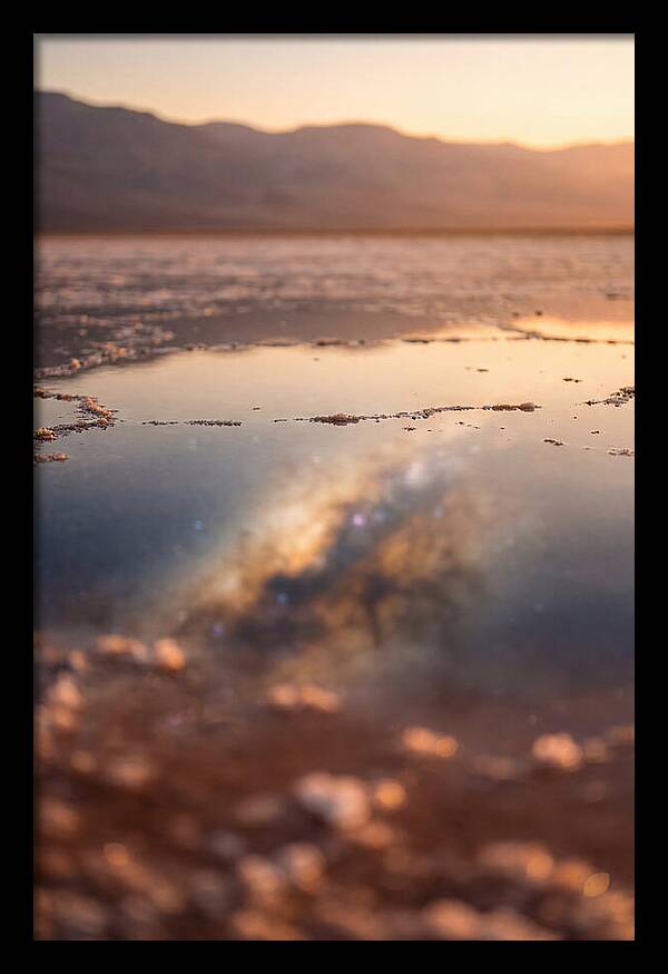Milky Way Reflected In Desert Salt Flat