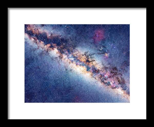 Milky Way Watercolor Dreamscape