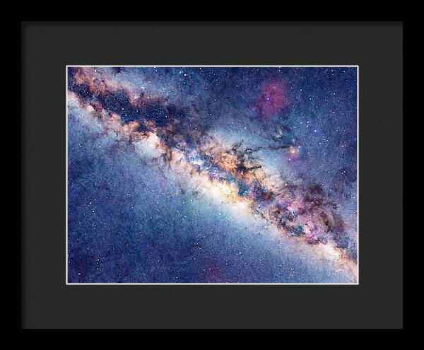 Milky Way Watercolor Dreamscape
