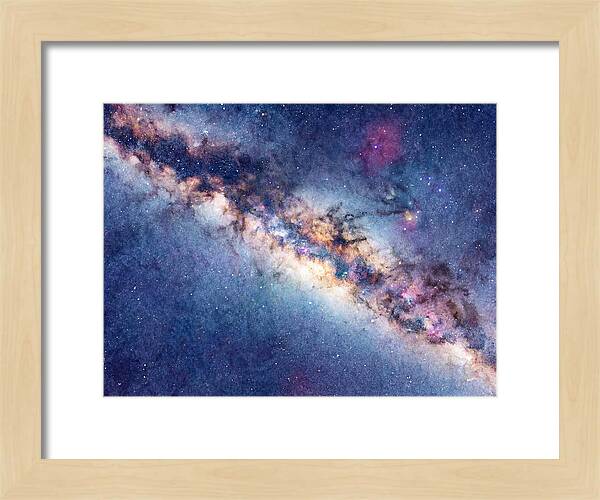 Milky Way Watercolor Dreamscape