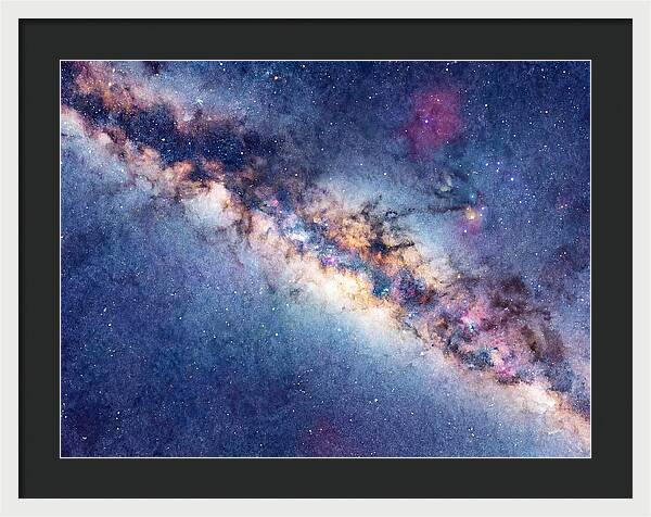 Milky Way Watercolor Dreamscape