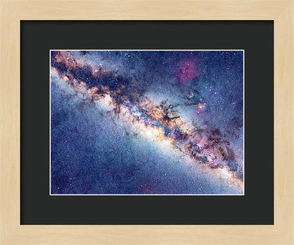 Milky Way Watercolor Dreamscape