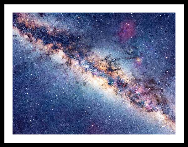 Milky Way Watercolor Dreamscape