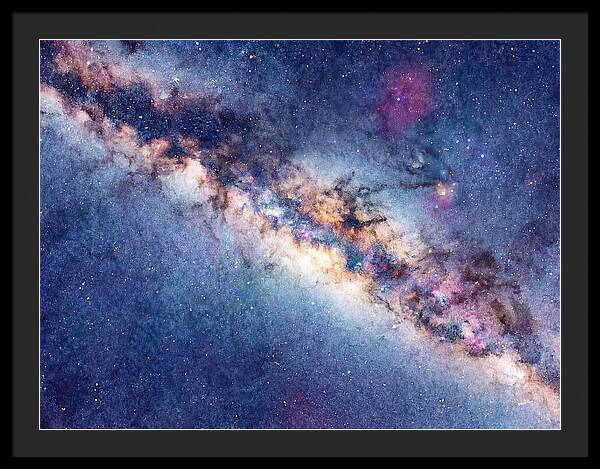 Milky Way Watercolor Dreamscape