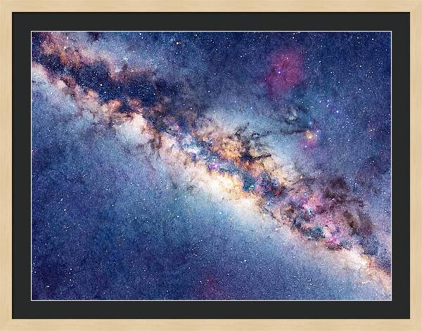 Milky Way Watercolor Dreamscape