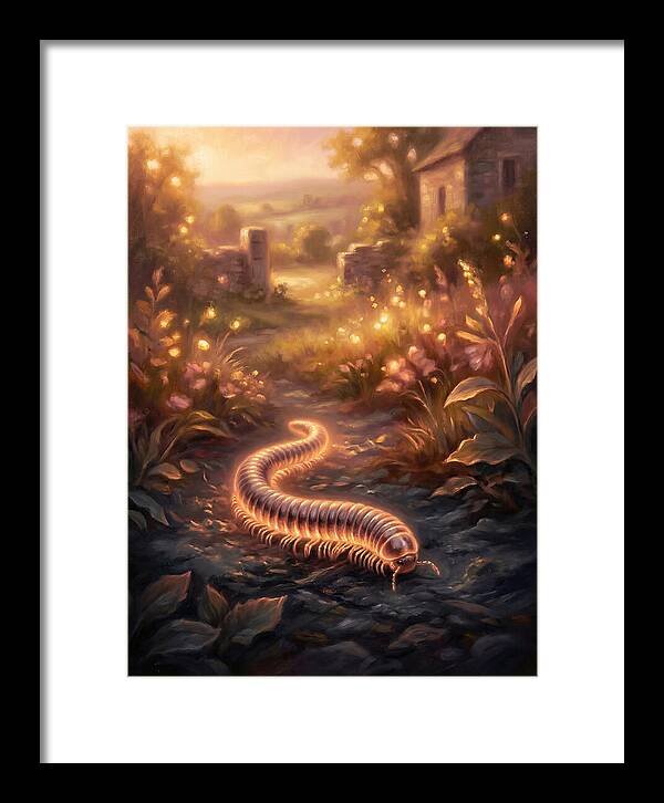Millipede In Nature