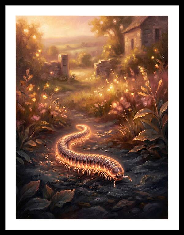 Millipede In Nature