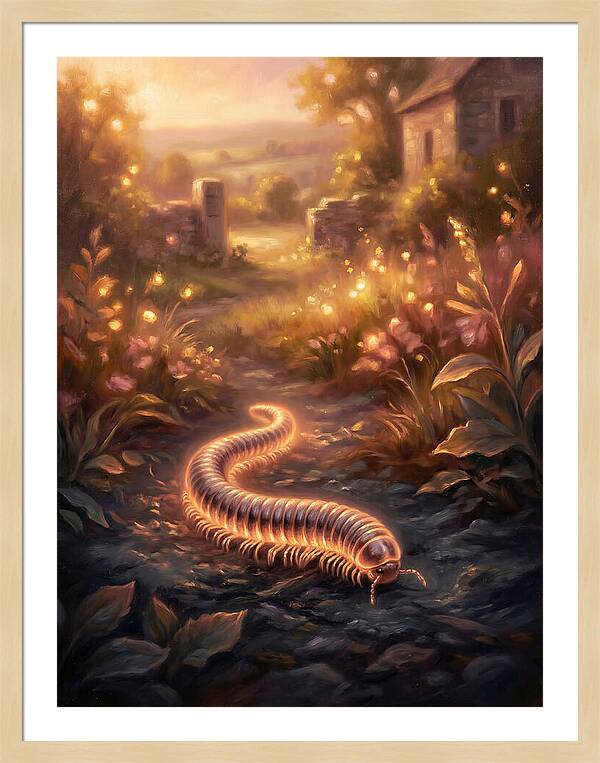Millipede In Nature