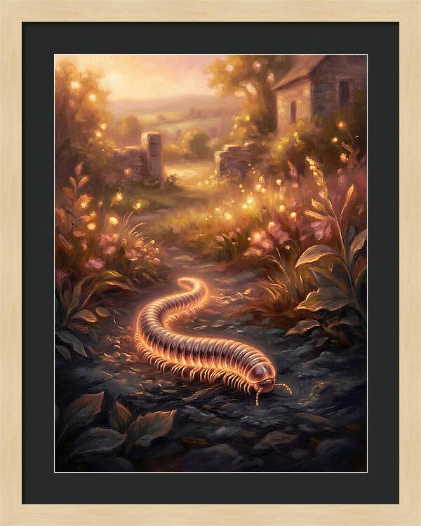 Millipede In Nature