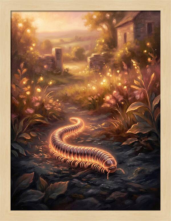 Millipede In Nature