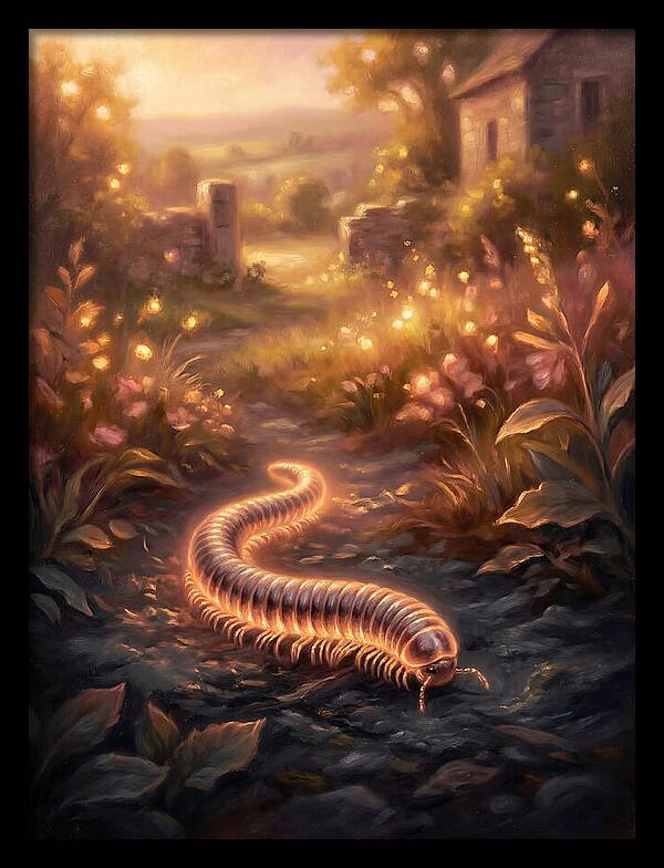Millipede In Nature