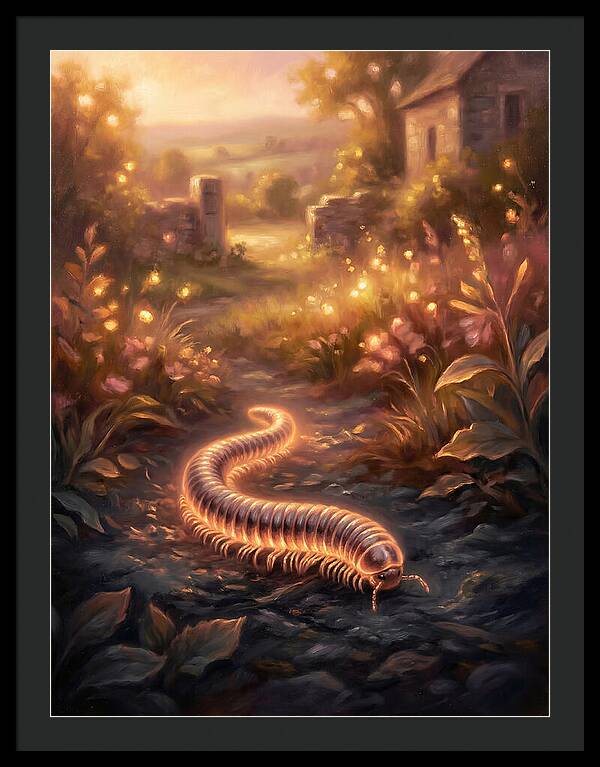 Millipede In Nature