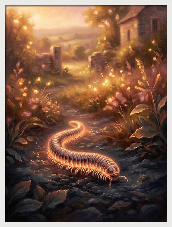 Millipede In Nature