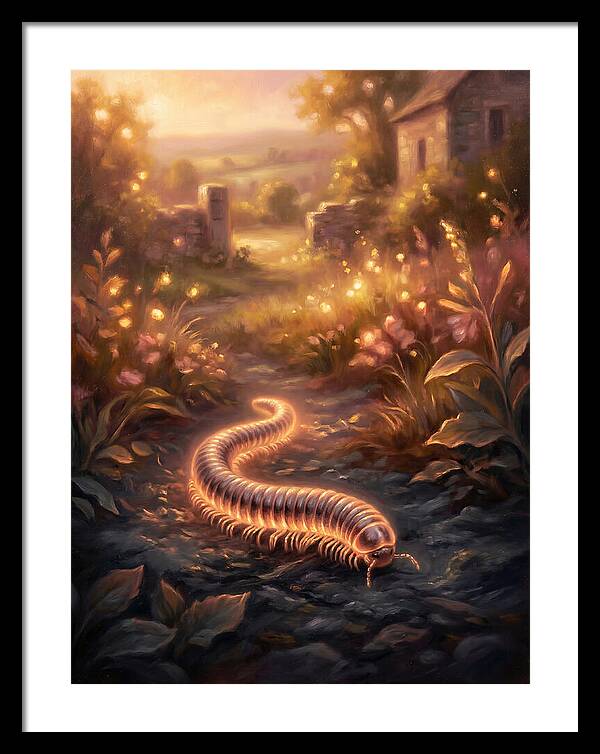 Millipede In Nature
