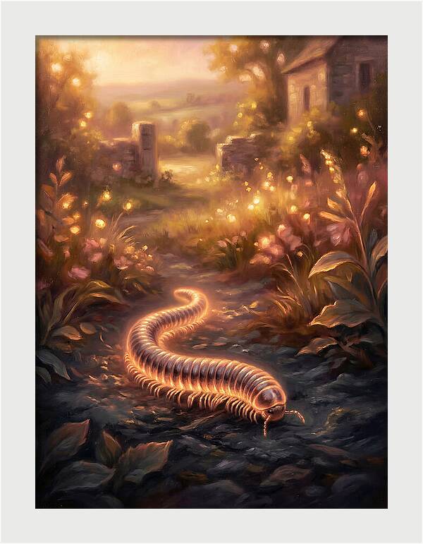 Millipede In Nature
