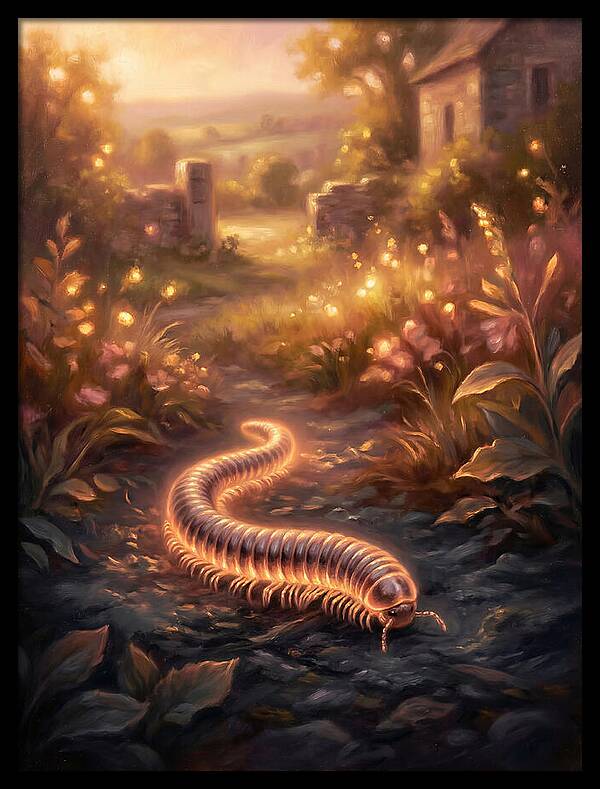 Millipede In Nature