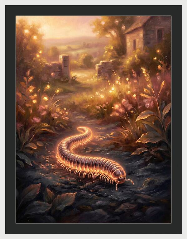 Millipede In Nature