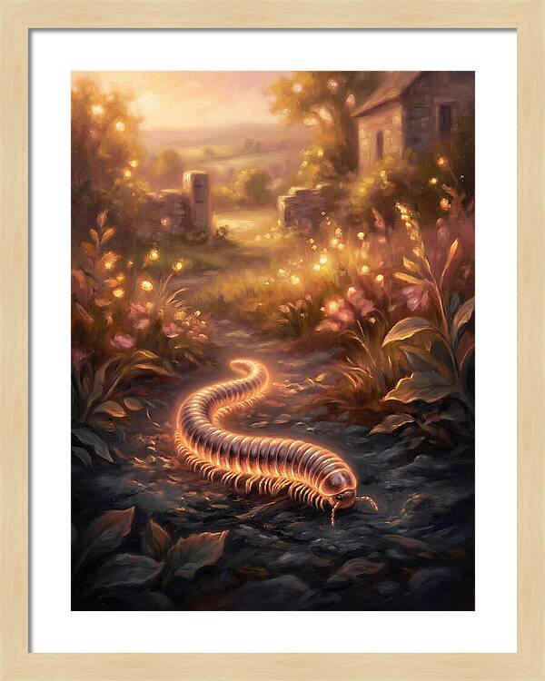 Millipede In Nature