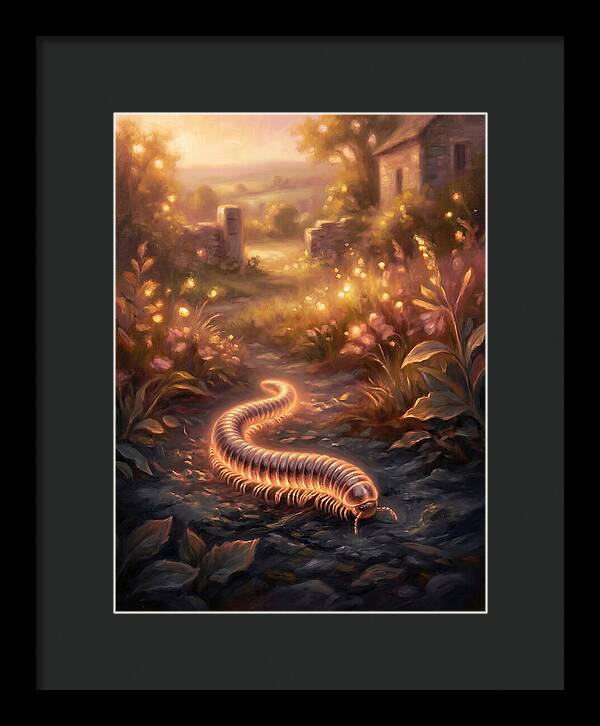 Millipede In Nature