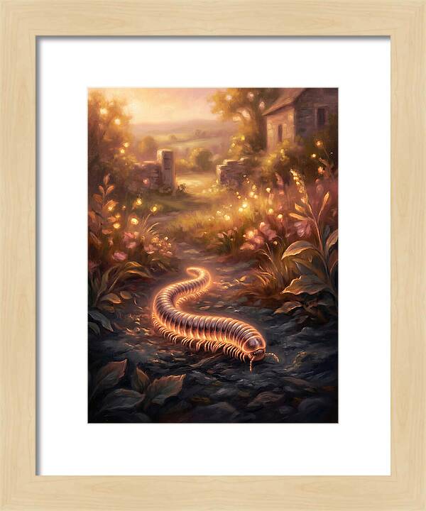 Millipede In Nature